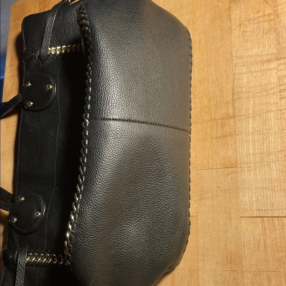 Coach Tatum Whiplash Black Tote Shoulder Bag ! - Picture 12 of 14